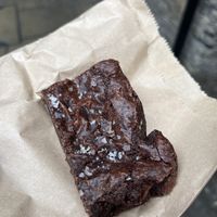 Sea salt brownie   at The Free From Bakehouse in London