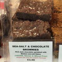 The best brownie I have ever eaten.   at The Free From Bakehouse in London