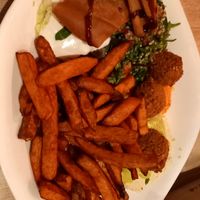 Falafel with sweet potato fries at Mahmoud's - Bergheimerstrasse in Heidelberg