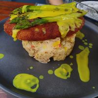 Shnitzel at roots in Thessaloniki