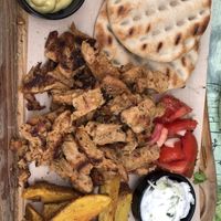 Vegan gyros  at roots in Thessaloniki