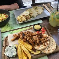 carbonara, gyros  at roots in Thessaloniki