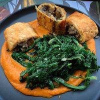 Mushroom Wellington  at roots in Thessaloniki