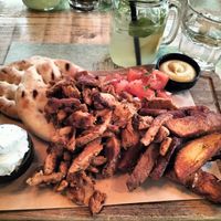 Vegan Gyros at roots in Thessaloniki