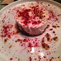 Cheescake at roots in Thessaloniki