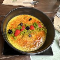 Crema Catalana   at roots in Thessaloniki