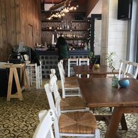 main dining room at roots in Thessaloniki