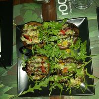 פטריות עם קינואה at roots in Thessaloniki