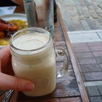 Mango smoothie at roots in Thessaloniki