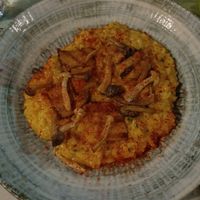 Lemon and saffron risotto at roots in Thessaloniki