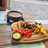 Gyros at roots in Thessaloniki