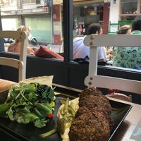 falafel at roots in Thessaloniki