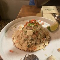Cauliflower and crab ceviche    at roots in Thessaloniki