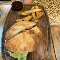 Burger  at roots in Thessaloniki