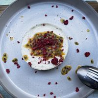 Vegan cheesecake !  at roots in Thessaloniki