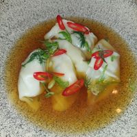 Vegan gyoza at roots in Thessaloniki