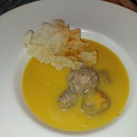 Vegan soutzoukakia at roots in Thessaloniki