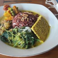 tempeh curry at Wulan Vegetarian Warung in Ubud