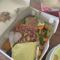 Nasi campur at Wulan Vegetarian Warung in Ubud