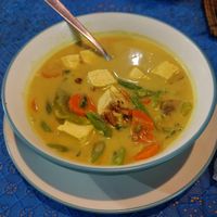 Tempeh soup at Wulan Vegetarian Warung in Ubud