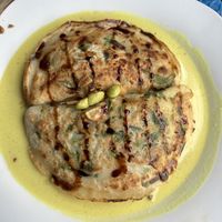 savory pancakes   at Wulan Vegetarian Warung in Ubud
