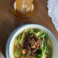 Noodle soup  at Wulan Vegetarian Warung in Ubud