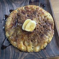Banana pancake (very delicious!!)  at Wulan Vegetarian Warung in Ubud