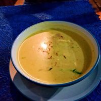 Indonesian tofu coconut soup at Wulan Vegetarian Warung in Ubud