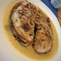 Pancake with veg and curry sauce  at Wulan Vegetarian Warung in Ubud