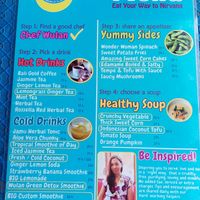 Menu 1 at Wulan Vegetarian Warung in Ubud