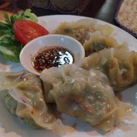 Dumplings at Wulan Vegetarian Warung in Ubud
