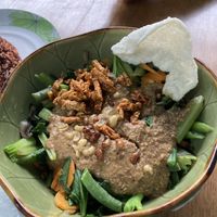 Peanut Veggie Heap  at Wulan Vegetarian Warung in Ubud