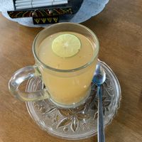 Ginger lemon tea  at Wulan Vegetarian Warung in Ubud