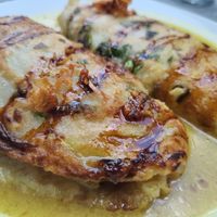 Stuffed pancakes at Wulan Vegetarian Warung in Ubud