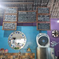 Menu at Wulan Vegetarian Warung in Ubud