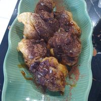 fried banana 29k rp at Wulan Vegetarian Warung in Ubud