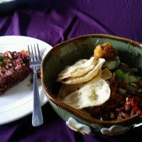 Peanut Veggie Heap at Wulan Vegetarian Warung in Ubud