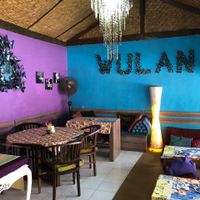 Cozy dining area at Wulan Vegetarian Warung in Ubud