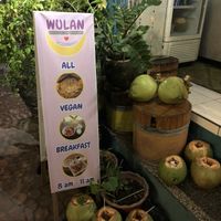 Vegan breakfasts! at Wulan Vegetarian Warung in Ubud