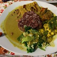 Naughty tempeh curry at Wulan Vegetarian Warung in Ubud