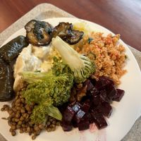 buffet style   at Maran Vegan Bistro in Vienna