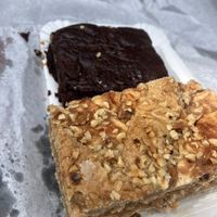 brownie + apple pie   at Maran Vegan Bistro in Vienna