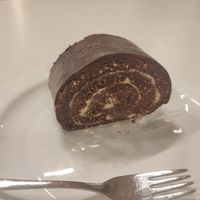 Nougat Roulade at Maran Vegan Bistro in Vienna
