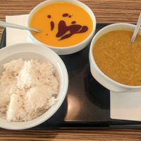 delicious soup + dahl at Maran Vegan Bistro in Vienna