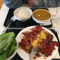 Dahl and vegan lasagna at Maran Vegan Bistro in Vienna