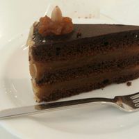 Sachertorte at Maran Vegan Bistro in Vienna