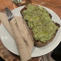 avocado toast at Brew Lab in Edinburgh
