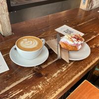 4 different types of vegan doughnut    at Brew Lab in Edinburgh