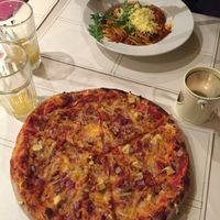 The pizza was heaven!  at Napfenyes Bistro in Budapest