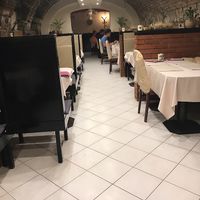 inside  at Napfenyes Bistro in Budapest